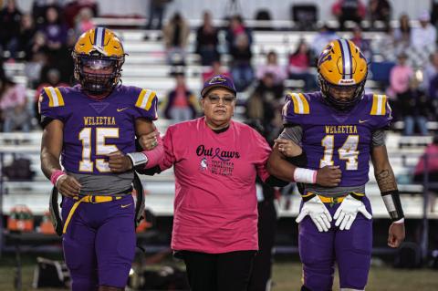 Weleetka Outlaws Dominate Thackerville, Shutout Victory Moves Team to 7-0