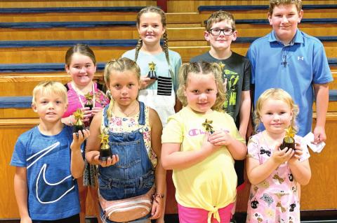 Moss student August achievement awards given