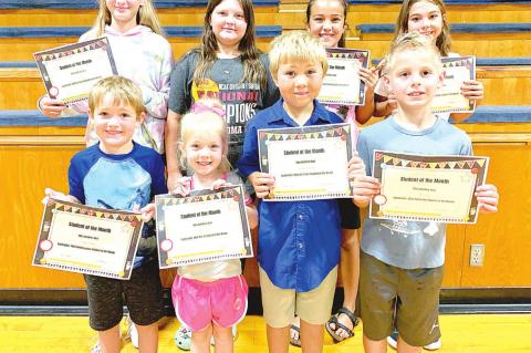 Moss student August achievement awards given