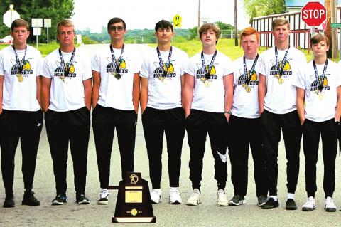 THE STUART HORNETS WERE ONCE AGAIN NAMED STATE ACADEMIC CHAMPIONS, THIS TIME IN CLASS A TRACK & FIELD.