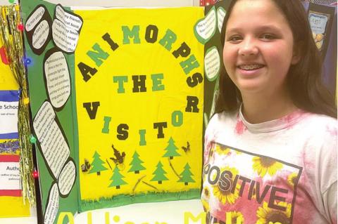 6th Graders Host Reading Fair