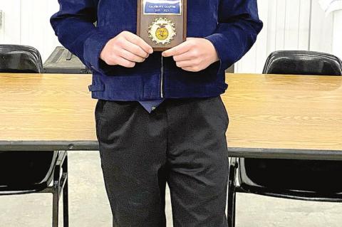 Awards presented to Calvin FFA members