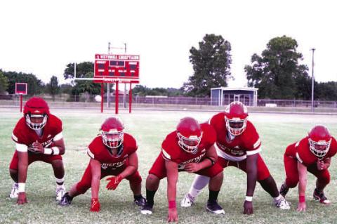 Wetumka Chieftains Offensive Line