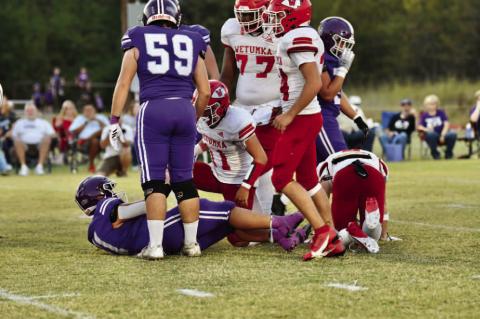 Wetumka Chieftains Dominate Wesleyan Christian 32-7