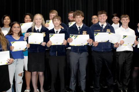 Wetumka FFA Awards given