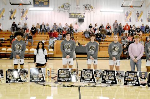 Calvin senior athletes honored