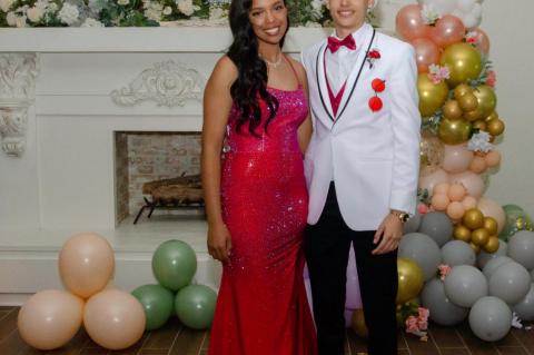 Wetumka Prom King & Queen, Kohlton Sparks and Ramya Redden