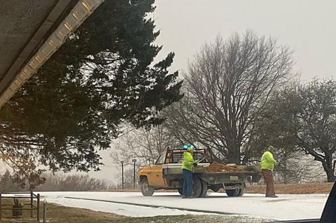 Snow & sleet arrive in county