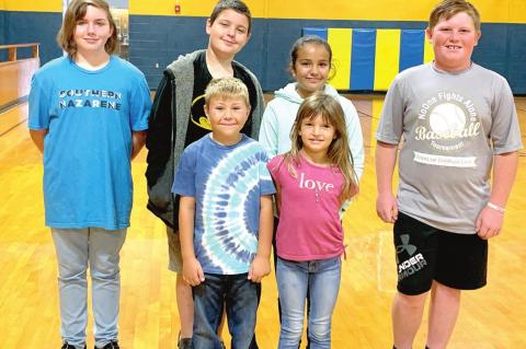 Moss student September achievement awards given