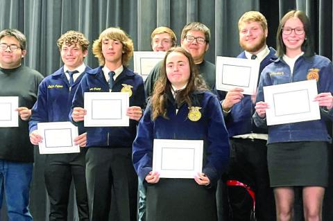 Wetumka FFA Hosts Annual Awards Banquet