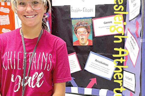 6th Graders Host Reading Fair