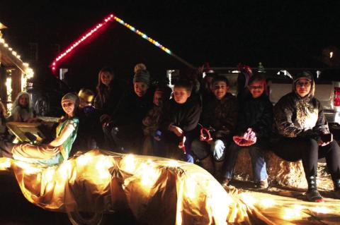 Non Community Church &amp; Calvin 4-H Float in the Calvin Christmas parade was a wonderful reminder that Jesus is the Reason for the Season. Photos by Felisha Ring