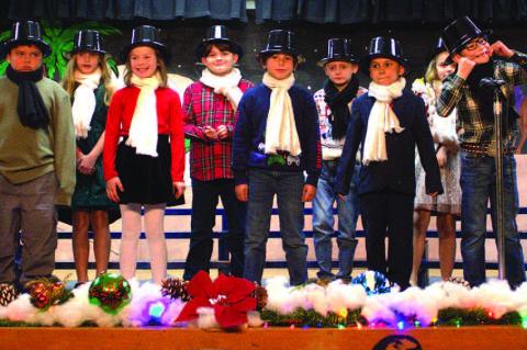 Pictured above are Calvin 2nd Grade Students (L-R): Back row: Scout Winningham, Landin Fowler, Jace Janes, Karina Fent. Front row: Harper Winningham, Legend Wyrick, Scarlett Sanford, Nolan George, Vear Beal, Grayson Peters, and Kaxton Farned