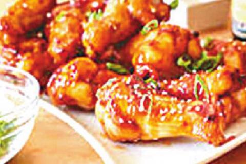 Orange Glazed Chicken Wings