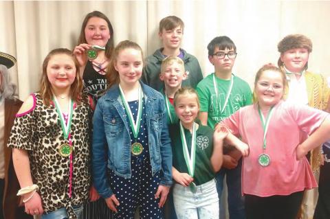Stuart students place in Hughes County 4-H Public Speaking contest