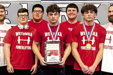 Wetumka Powerlifting State Champs