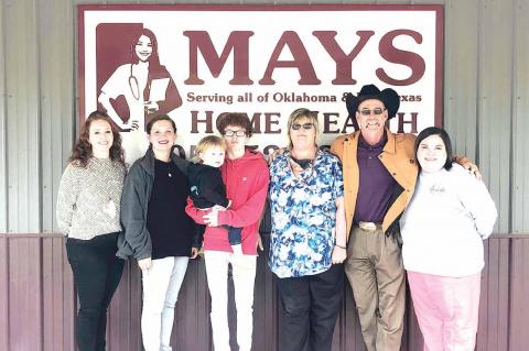 Suzy Berry honored for 20 years of service by Mays Home Health