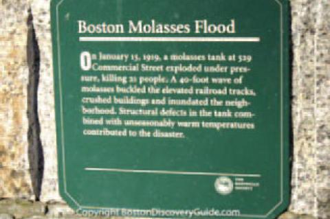 A GIANT WAVE OF MOLASSES ONCE FLOODED THE STREETS OF BOSTON
