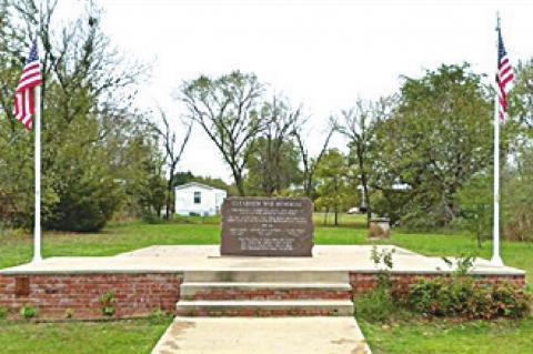 Clearview War Memorial Receives Some Tender Loving Care