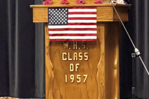 Maycie Brooks telling the story about 'America's White Table'