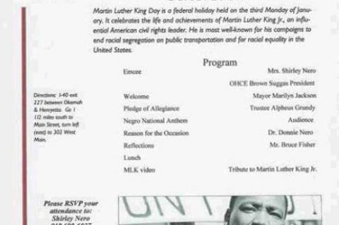 Martin Luther King Jr. Minister