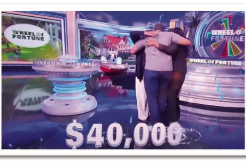 Jordan Alford Wins Big on the Wheel of Fortune