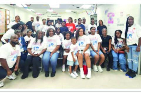 Members of the Jack and Grace Johnson Family Meet