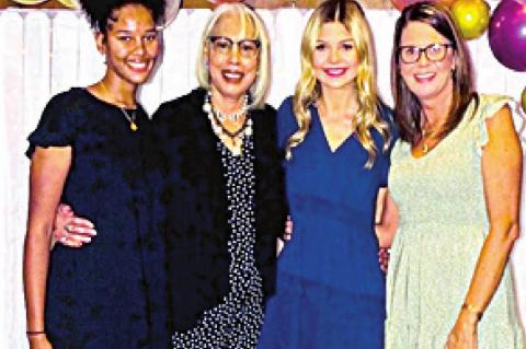 Shirley Nero speaks to Sapulpa High School senior girls