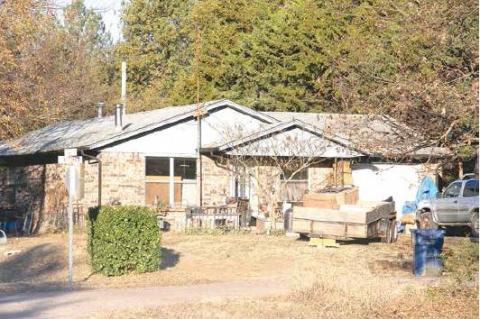 Pictured above is the home where the killing occurred Wednesday morning.