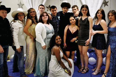 Graham-Dustin Students Attend Prom