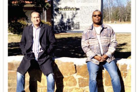 David Frank and Chief Peace Eagle Touring the Sites