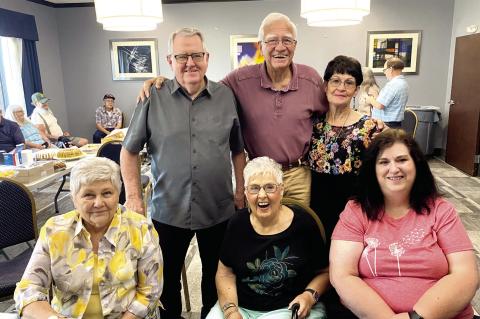 THE FAIRVIEW REUNION WAS A GREAT SUCCESS AND THOSE PICTURED ABOVE HAD A WONDERFUL TIME