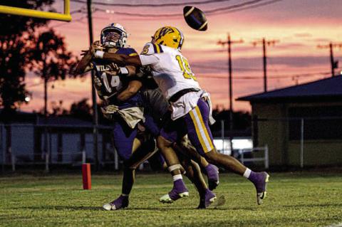 Pass broken up by Isaiah Drake