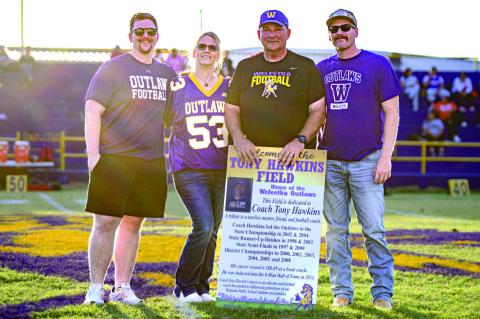 Weleetka Schools Honor Coach Tony Hawkins with Field Dedication 