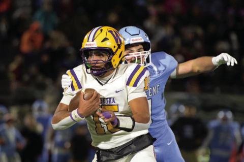 Senior quarterback Isaiah Drake looks to lead his team to back-to-back state championships this year in Class B. Weleetka Pictures by Peace Offerings, LLC