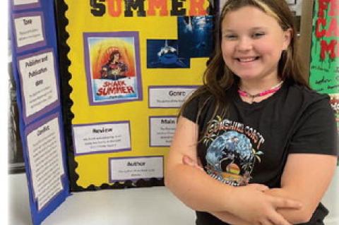 Wetumka 6th Grade Hosts Reading Fair