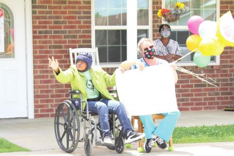 Parade held for Pioneer residents 