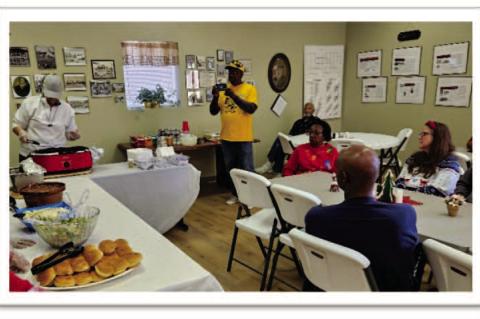 Alpha Phi Alpha Holiday Luncheon Clearview Residents