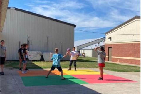 Indoor Recess at Wetumka Elementary School