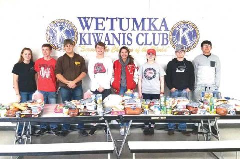 KIWANIS CLUB / KEY CLUB THANKSGIVING BASKETS—