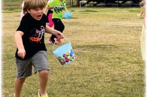 Weleetka Easter Egg Hunt Huge Success