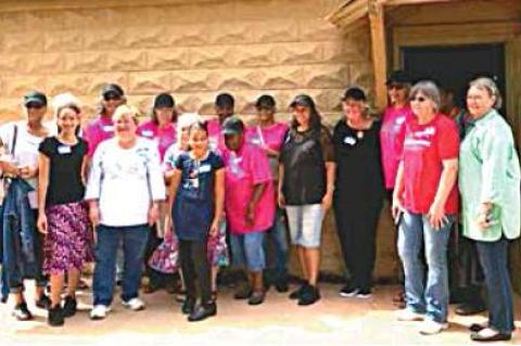 The Okfuskee County OHCE Groups Lincoln County Tour