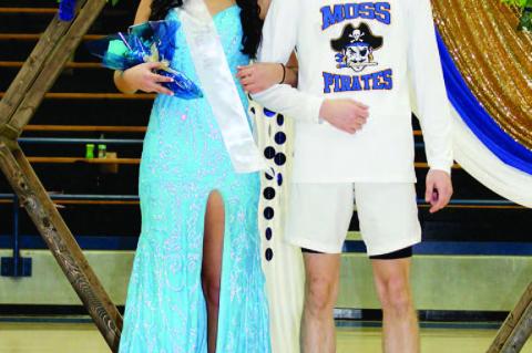 Laci Story Crowned Moss Basketball Queen by King Tyler Armstrong