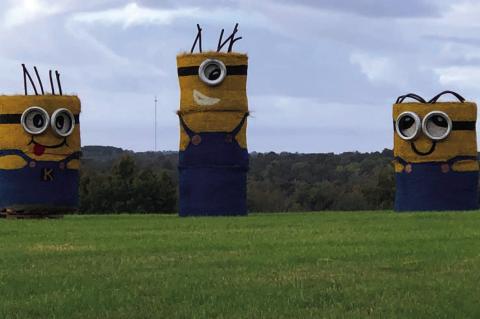 Couple Creates Incredible Hay Bale Scluptures