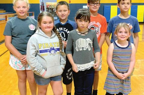 Moss student September achievement awards given