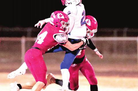 Mason Allford Scores six touchdowns as Wetumka wins Round 1, 56-26