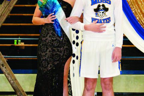 Laci Story Crowned Moss Basketball Queen by King Tyler Armstrong