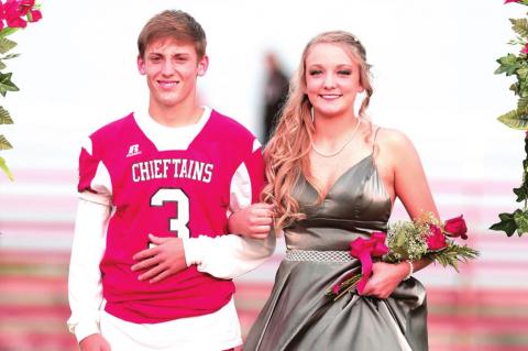 Allison Bray & Alex Freeman named Wetumka Homecoming Queen, King