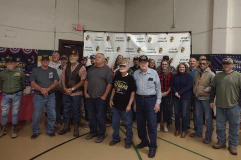 STUART SCHOOL CELEBRATED VETERANS DAY