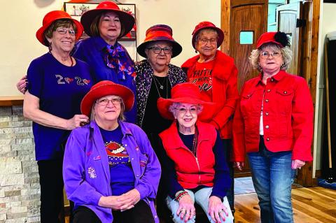 Red Hat Ladies enjoy Valentine outing